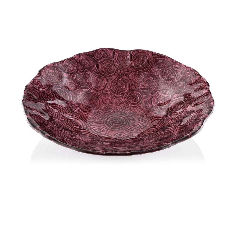 ROSETO BOWL RED DECORATION