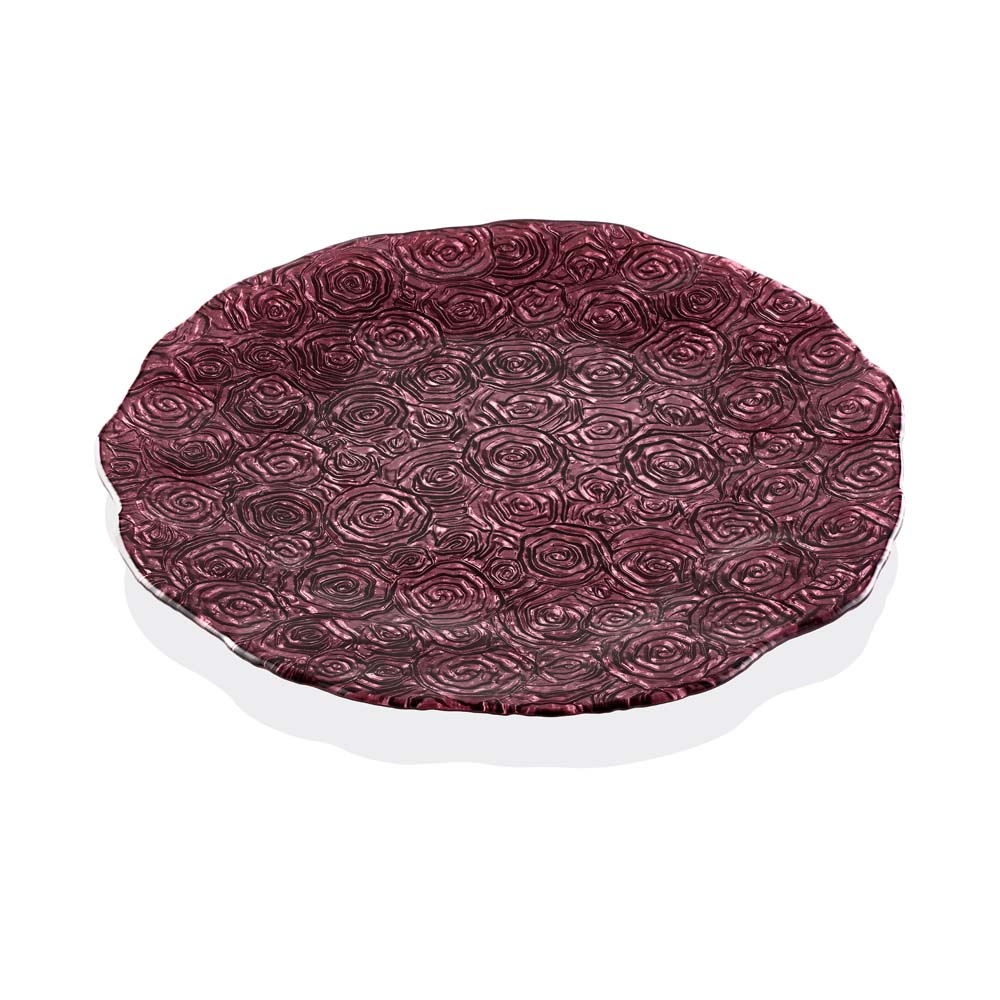 ROSETO PLATTER RED DECORATION 