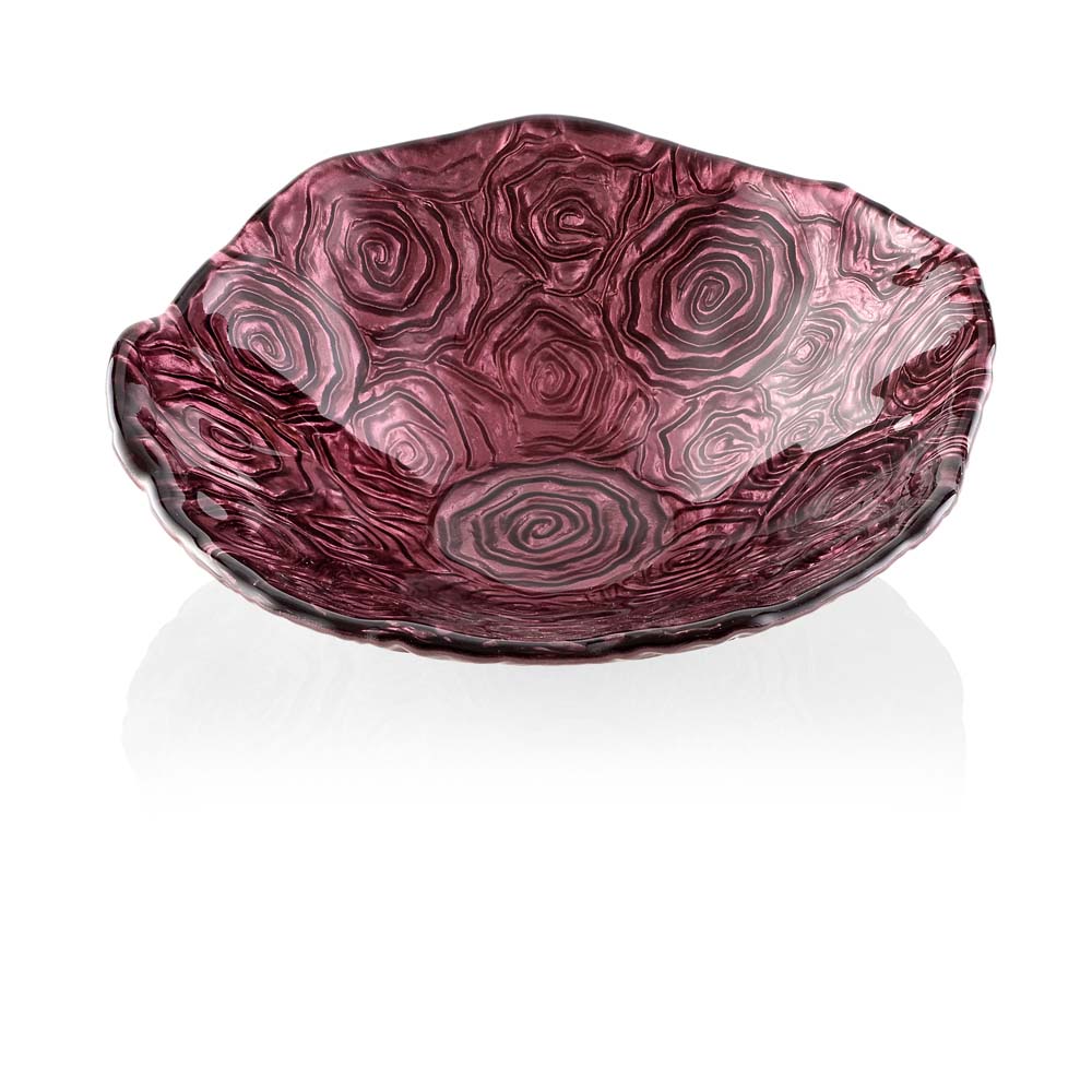 ROSETO IND BOWL RED DECO.
