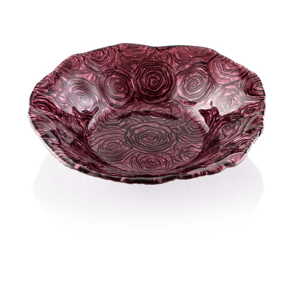 ROSETO SOUP DISH RED DECORATION 