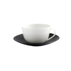 Bulle Sable Noir Tea Cup Saucer 200ml