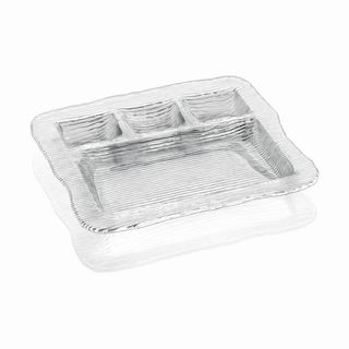 All In One 1 section Multipurpose plate cm 32x28 clear