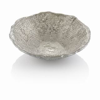 Diamante Individual bowl cm18 Beige/chrome Deco. 
