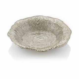 Diamante Soup dish Beige/chrome Deco.