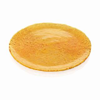 Multicolor Platter 37cm Amber Deco.