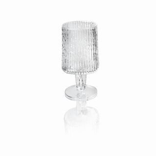 Niagara Footed Goblet clear