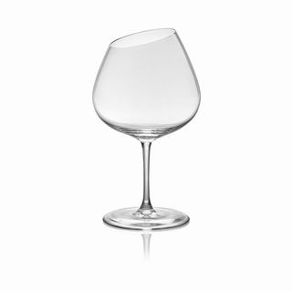 Punto Gusto Red vintage wine glass clear