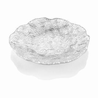 Roseto Plate Pearly White Deco.Plate