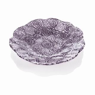 Roseto Plate cm 28 Lilac Deco.