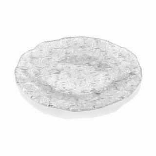 Roseto Platter Pearly White Deco.