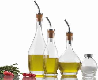 Rosmarino Salt shaker w/lid clear 