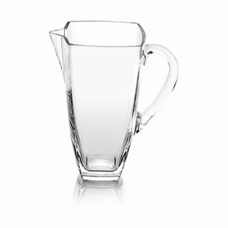 TIMES SQUARE JUG WITH HANDLE CLEAR