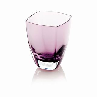 TIMES SQUARE WATER GLASS AMETHYST