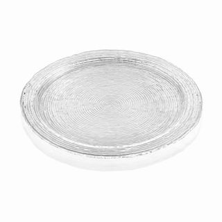 Wave Cake plate with rim