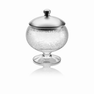 Wave Jar clear，Alluminium top