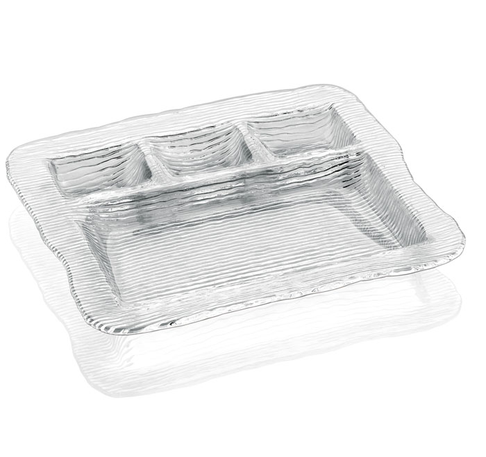 ALL IN ONE 1 SECTION MULTIPURPOSE PLATE CLEAR