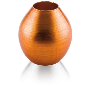 ALI BABA VASE H.16 CM ORANGE DECORATION