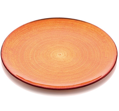 ALI BABA PLATTER CM. 37 ORANGE DECORATION