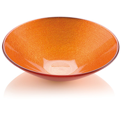 ALI BABA BOWL CM 25 ORANGE DECORATION