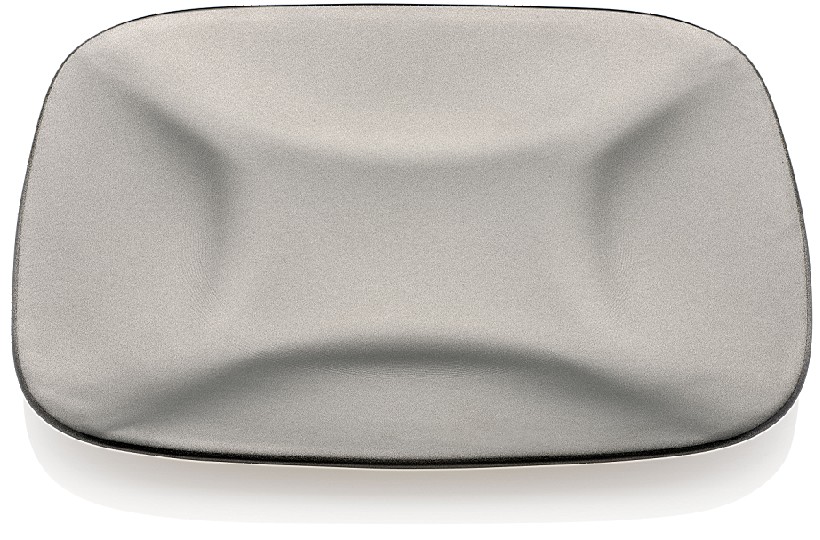Aria Quadrat Charger Grey Deco.