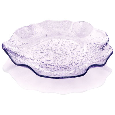 BOTANICA PLATE CM. 22 LILAC DECORATION