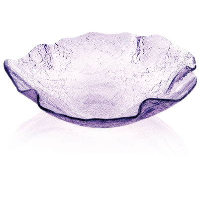 BOTANICA BOWL CM.34 LILAC DECORATION