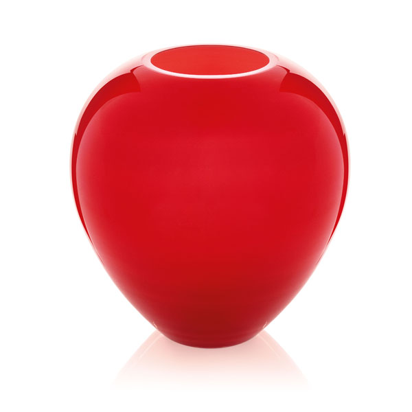 Biancaneve Vase Cased Red