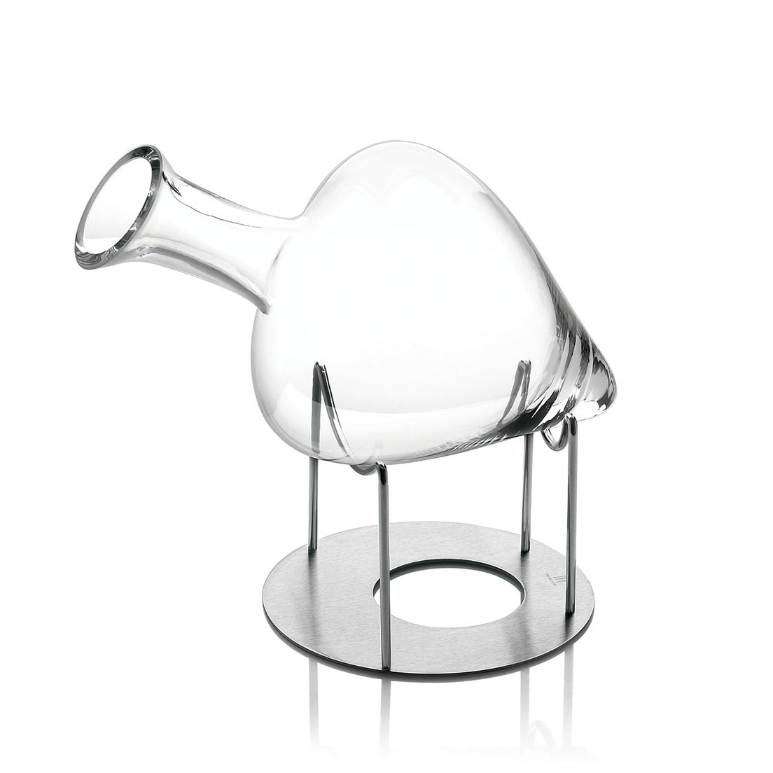 CANTICO DECANTER LA SPOSA  CLEAR WITH METAL STAND