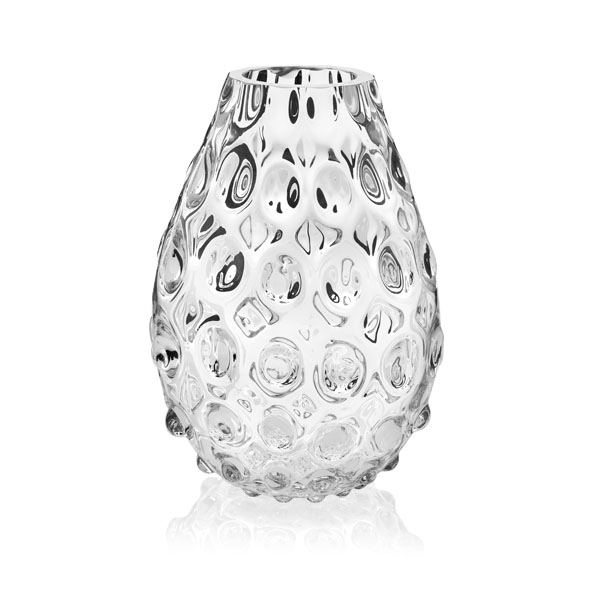 Eclipse Vase clear w/wooden giftbox