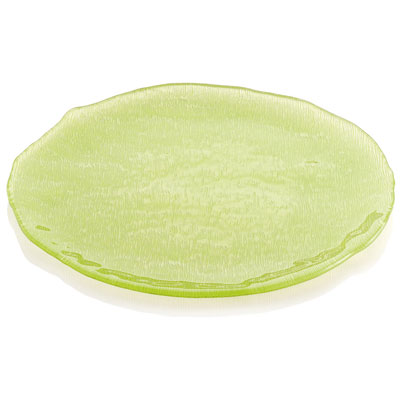 GLACIER PLATTER CM.37 GREEN DECORATION