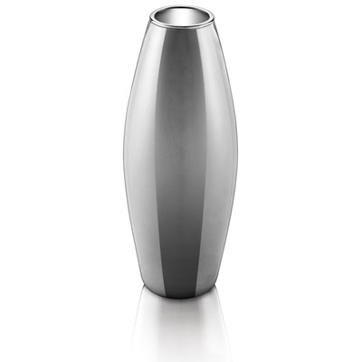 IRRESISTIBLE REFLEX MINIATURE VASE H.12 CM SILVER DECORATION
