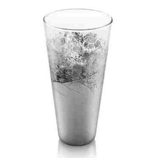 IRRESISTIBLE ORIZZONTE MINIATURE VASE H.12 CM PLATINUM DECORATION