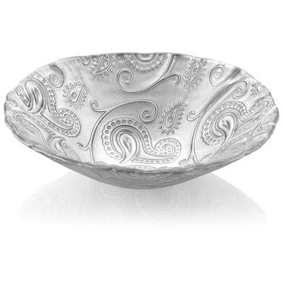 KASHMIR BOWL CM 25 SILVER DEC WITH GIFT BOX