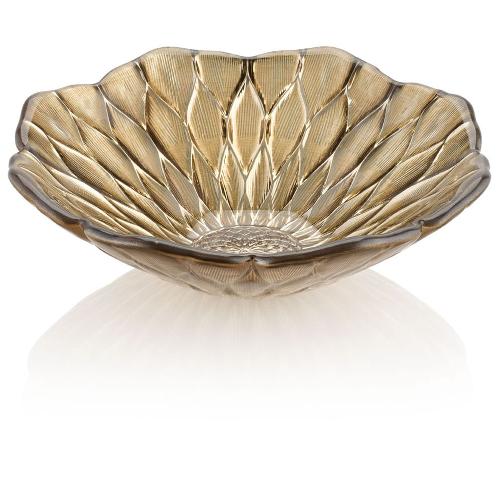 LOTO IND. BOWL BRONZE/CHROME DECORATION