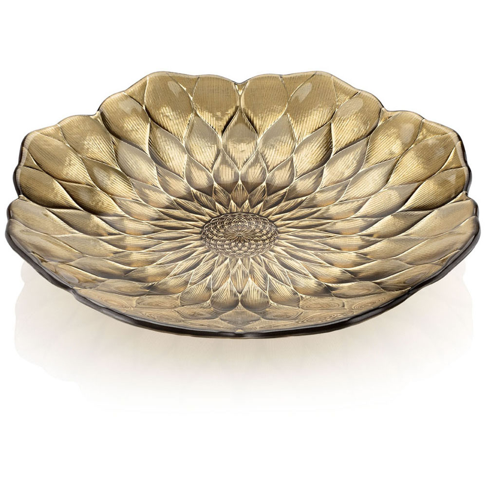 LOTO CENTREPIECE BRONZE/CHROME DECORATION