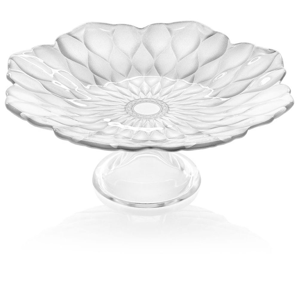 LOTO FOOTED CAKE PLATE PEARLY WHITE DECORATION 