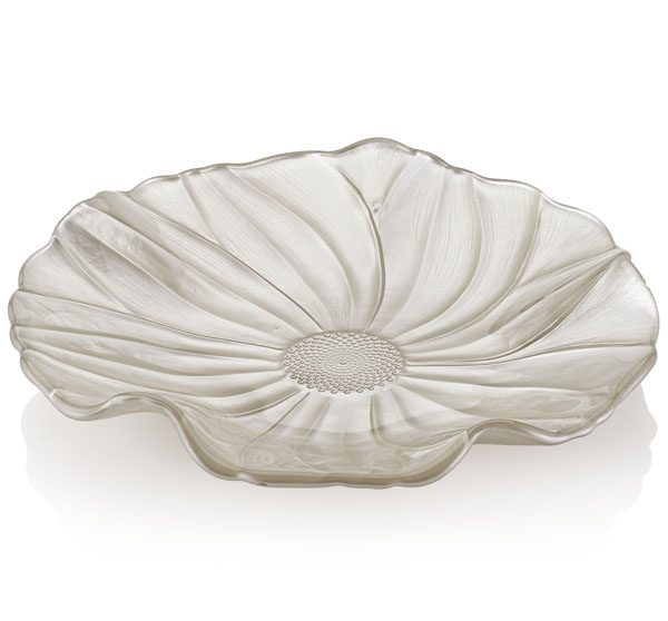 Magnolia 28cm Plate Pearly White Deco.