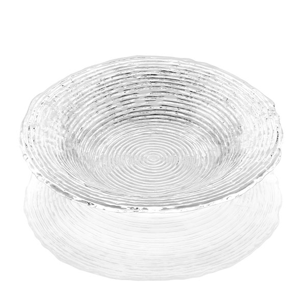 Wave Soup Plate clear