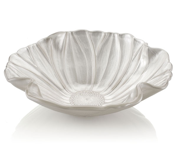 Natural bowl pearl white 19cm
