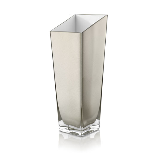 PROMENADE VASE BEIGE/WHITE DECORATION