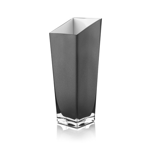 PROMENADE VASE BLACK/WHITE DECORATION