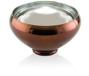 REFLEX CENTREPIECE CM.28 BRONZE DECORATION