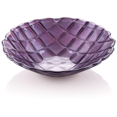 VELVET BOWL LILAC DECORATION