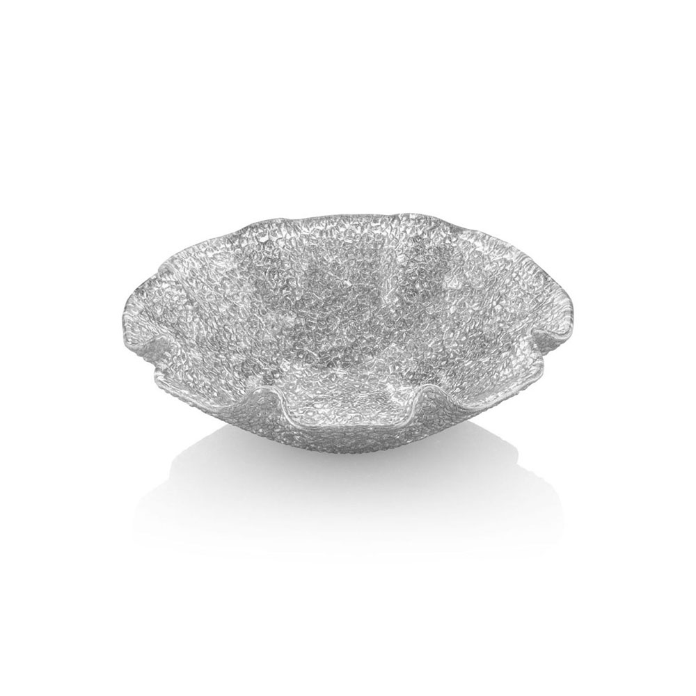 XMAS IS MAGIC SPECIAL BOWL SILVER GLITTER DECORATION