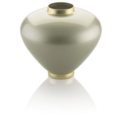 ZAHRA VASE H.27 CM BEIGE DECORATION