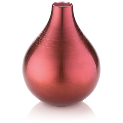 BOMBAY VASE H 31 CM RED DECORATION