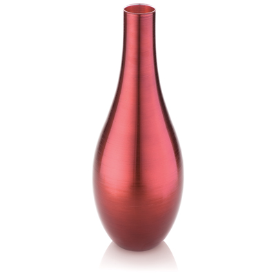 BOMBAY VASE H 55 CM RED DECORATION