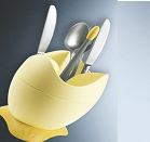 Cutlery drainer with drainage container