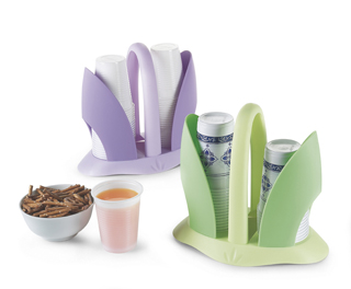 Disposable glass holder	