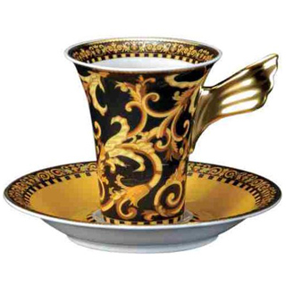 Cup & saucer 4 tall